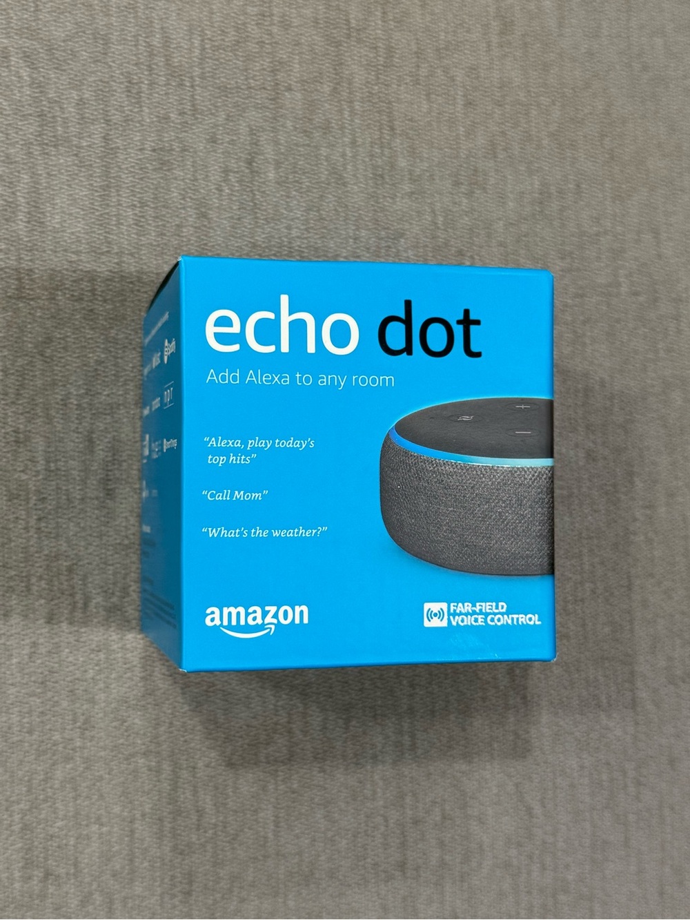 Amazon Echo Dot 3rd Gen Smart Speaker w/ Alexa Charcoal New in Box